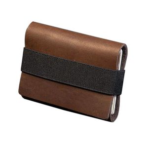 Porte-cartes en cuir véritable Index, fin et minimaliste, étui pour cartes de crédit, portefeuille professionnel de 4 pouces - Product Image 6