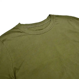 Unisex O-Neck <b>T</b>-<b>Shirts</b> 100% Cotton Bamboo Knitted Fabric <b>Long</b> <b>Length</b> OEM ODM Wholesale From Pakistan Men's Unisex <b>Shirt</b> - Product Image 6