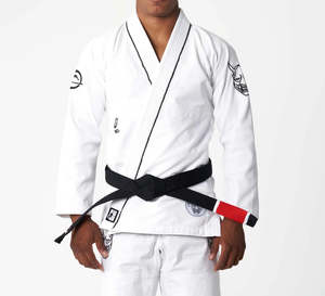 Kimono de Jiu-Jitsu BJJ 100% Coton Extensible, Coupe Ample, 480g, Personnalisable avec Logos sur le Devant – Meilleures Ventes - Product Image 1