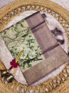 Saree de seda Banarasi para mujer de diseñador indio con blusa Hermoso trabajo étnico pesado y secuencia de 3 colores Mejor precio Sari elegante - Product Image 4