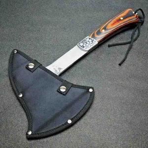 Tête de hache viking en acier carbone de qualité industrielle, polissage élevé, manche en bois, outil de camping en plein air, hachette - Product Image 5