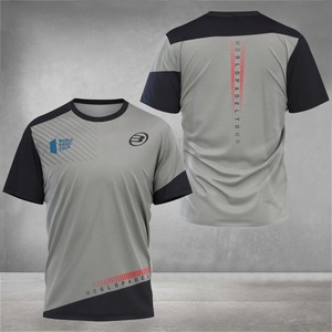 Boutique moda tenis deportes manga corta verano nuevos hombres Fitness deportes transpirable camiseta hombres secado rápido Top - Product Image 5