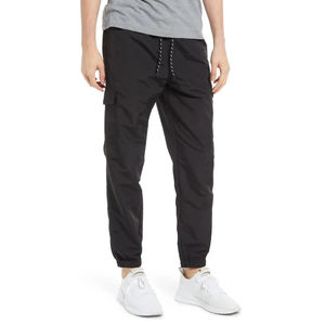Pantalones Cargo Casuales Personalizados para Hombre, 100% Algodón, Transpirables, Ecológicos, Ligeros, Corte Recto, Cintura Media, Tinte Liso, OEM - Product Image 1