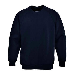 Sweat-shirts pour hommes en molleton français vierge OEM, col rond, surdimensionnés, 100% coton, épaules tombantes, sweat-shirt de luxe pour hommes - Product Image 2