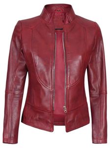 Veste en cuir pour femme anti-rides à bas prix top tendance vêtements décontractés confortables veste en cuir véritable avec le meilleur matériau - Product Image 5