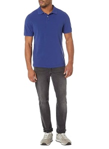 Polo de verano de algodón 100% para hombre, camisa de manga corta con bordado de Color sólido informal de negocios de alta calidad, solapa antiarrugas - Product Image 2