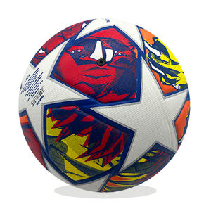 ลูกฟุตบอลมืออาชีพขนาด5สำหรับผู้ใหญ่ลูกฟุตบอลแบบกำหนดเองได้วัสดุหนัง PU นิ่ม - Product Image 2