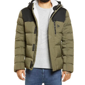 Chaquetas acolchadas de lana para hombre de estilo personalizado 2024, manga larga, precio al por mayor, estilo callejero para invierno - Product Image 1