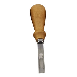 Couteau à sabot de maréchal-ferrant de haute qualité coupe et coupe double face lame droite manche en bois poignée souple pour les professionnels - Product Image 4