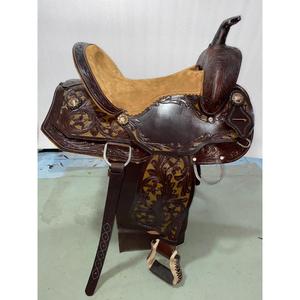 Asiento de cuero genuino de sillín inglés superventas y parte superior de cuero puro para caballos accesorios de caballo de estilo europeo venta superior - Product Image 2
