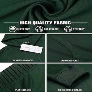 เสื้อฮู้ดผ้าโพลีเอสเตอร์แห้งเร็วแบบลำลอง - Product Image 5