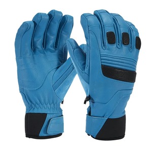 Guantes de nieve de invierno para hombre de alta calidad, guantes de esquí impermeables a prueba de viento, Material de cuero, la mejor tarifa cálida para el invierno - Product Image 1