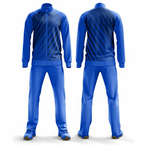 Ensemble de survêtement de sport pour hommes, femmes et jeunes, veste et pantalon, 100% polyester, vêtements d'équipe, entraînement, survêtement de sport pour hommes - Product Image 3