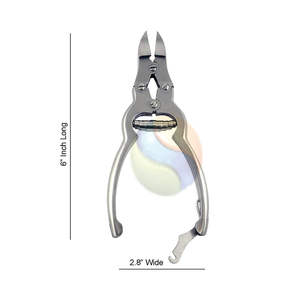 Pince à cuticules professionnelle en acier inoxydable allemand avec lames à joint en boîte tranchantes, pince à ongles et à cuticules robuste, fabrication - Product Image 2