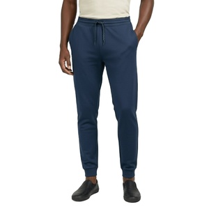 Premium Men Skinny Fit <b>Jogger</b> Pants Cotton Fleece <b>Slim</b> Tapered Gym Sweatpants Athletic Training Track Pants OEM Private Label - Product Image 2