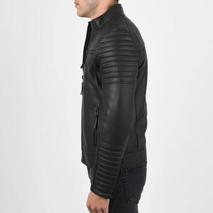 Veste en cuir pour homme, tendance, anti-rides, vente chaude, haute qualité, prix bas, veste en cuir pour homme - Product Image 4