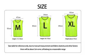Training <b>Bibs</b> Printed Breathable Lightweight Mesh Vest for Team Sports Soccer Basketball Customized Color & Logo Wholesale - Product Image 6