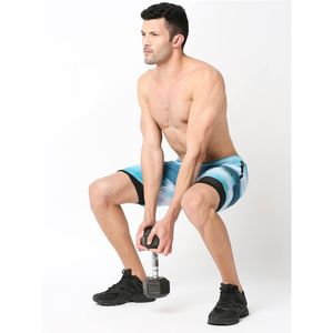 2025 hommes séchage rapide 100% Polyester Shorts d'entraînement motif solide plage natation Shorts de course taille élastique cordon de serrage - Product Image 6