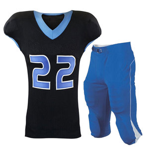 Uniformes de football américain de haute qualité Chemises en sergé taille XL Costumes d'équipe durables respirants avec style d'ensemble de sublimation - Product Image 1