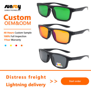 แว่นคลิปหนีบแว่นตาสีฟ้าแม่เหล็กกรอบแว่นตาโพลาไรซ์คุณภาพสูงคลิปแม่เหล็กแฟชั่นออกแบบโลโก้ได้ตามต้องการ - Product Image 2