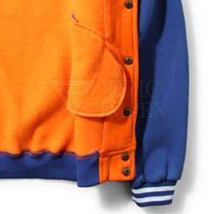 Veste Lettermen en laine légère personnalisée de la meilleure qualité avec col montant Style de rue unique pour l'hiver à bas prix - Product Image 4