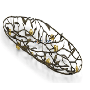 Bandeja para servir frutas de Metal y hierro con alambre de Color dorado, bandeja para servir frutas de diseño elegante, bandeja para servir para el hogar, vajilla, cuenco para servir frutas - Product Image 6