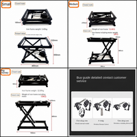 B20D Table Basse Électrique Innovante avec Lève-Table Multifonctionnel Pliant, Télécommande Filaire et Sans Fil, Matériau en Fer Durable