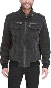 High Quality Men's Leather Canvas <b>Jacket</b> Spring Waterproof Windproof Breathable <b>Lightweight</b> Fashion Stylish & Comfortable - Product Image 4