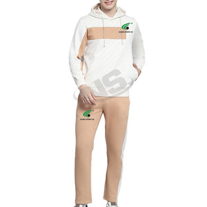 High Quality Custom Logo 100% Cotton Mens Tracksuits Winter Style Running Fitness Sportswear Two Piece <b>Jogging</b> <b>Suit</b> Wholesale - Product Image 1