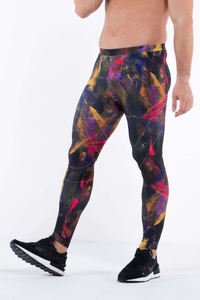 ชุดกีฬาของผู้ชายกางเกงออกกำลังกายเอวยางยืดระบายอากาศได้ดีผ้าคอตตอนและใยไผ่2024สำหรับวิ่ง - Product Image 3