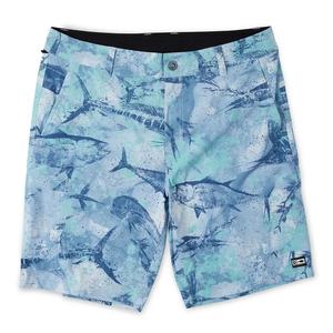 Short en maille de polyester et coton hybride 6XL pour hommes, séchage rapide, respirant, impression de logo personnalisé, solide, anti-rides pour la pêche décontractée - Product Image 5