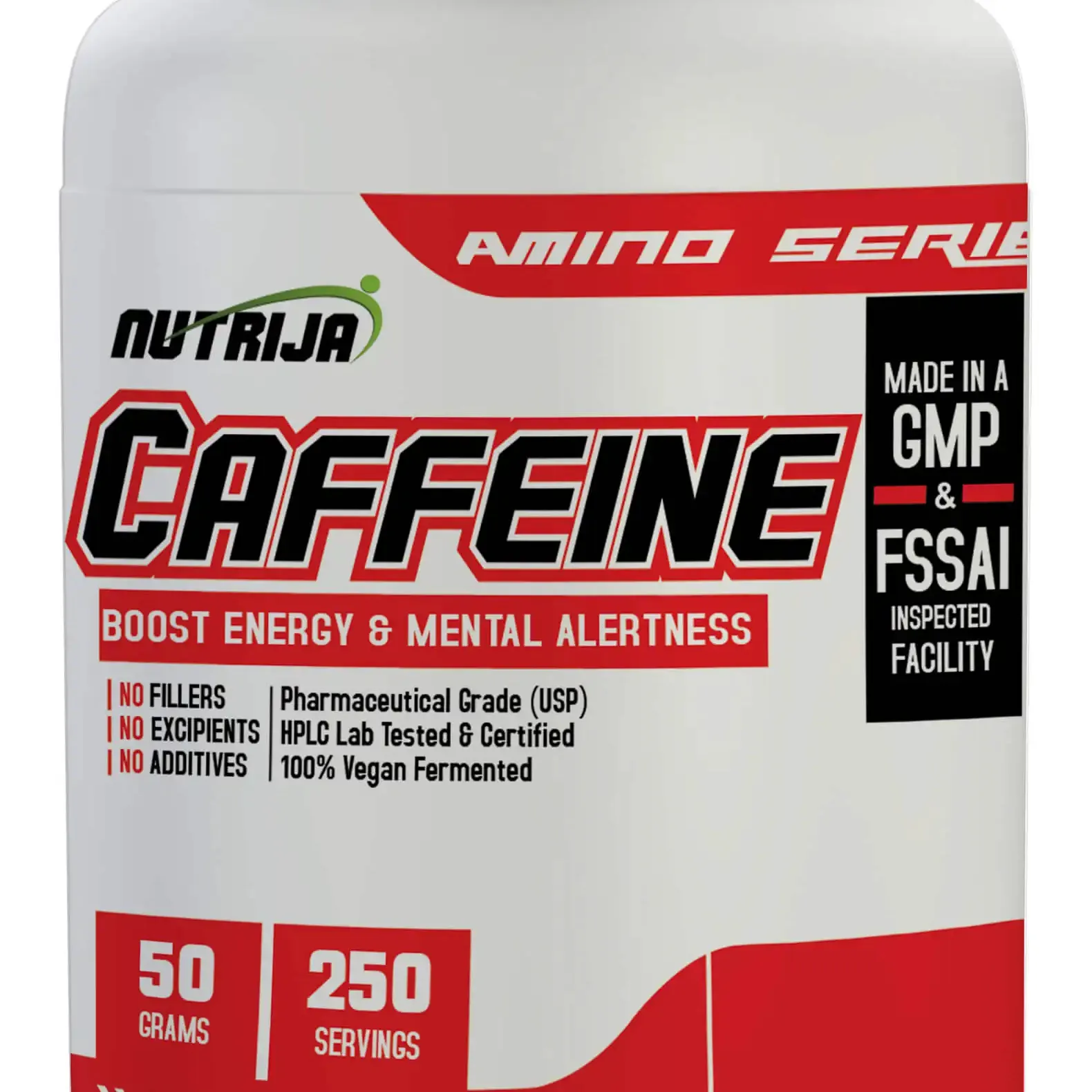 Cafeïnepoeder 50 Gram 100% Pure Niet-Gearomatiseerde & Usp-Kwaliteit.