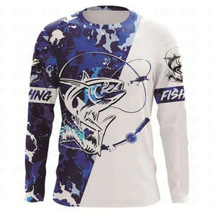 Camisas de Pesca de Manga Larga con Protección UV UPF 50+, Diseño Personalizado, Sublimación, Impermeables, de Secado Rápido, Unisex, 100% Poliéster - Product Image 6