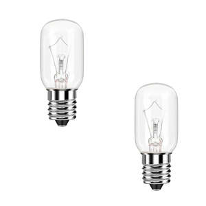Bombilla de Microondas XPIBE1740 de 40W, Fuente de Alimentación Eléctrica de Vidrio, Reemplaza 8206232A WB25X10030-2, Paquete de 2 - Product Image 1