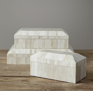 Handmade New Decorative Bone Inlay Jewelry <b>Box</b> Beautiful Rectangular <b>Storage</b> <b>Box</b> for Craft Use with Laser Printing - Product Image 1