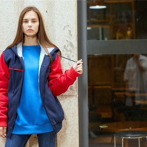 Sudadera con Capucha Personalizada con Logotipo, de Algodón, con Cierre, de Alta Calidad, Gruesa, con Cierre Completo, Ecológica, con Doble Cremallera para Hombre - Product Image 6