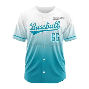 Maillot de baseball de sublimation de haute qualité en tissu polyester avec différents noms d'enfants et numéros de noms d'équipe - Product Image 2