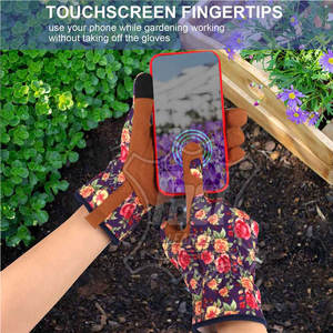 Gants de jardinage robustes, respirants, avec poignée antidérapante, gants de jardinage en vrac, gants d'aménagement paysager, gants d'agriculture - Product Image 6