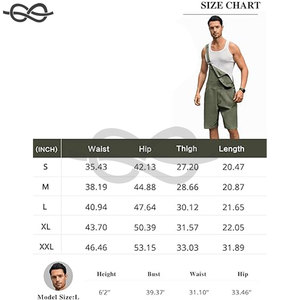 Short à bretelles décontracté pour hommes en coton léger coupe ample pull en jean costume poches élégant marche barboteuses courtes vêtements de tous les jours - Product Image 5