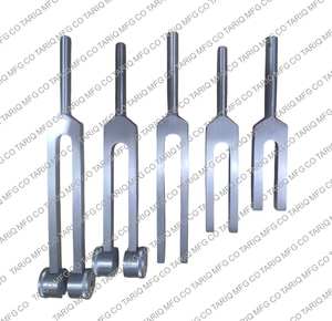 Nouvel arrivage Ensemble complet de diapasons médicaux 128Hz 256Hz 512Hz 1024Hz 2048Hz Kit de test de neurologie et de vibration - Product Image 1