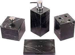 Décoration de la maison Design moderne marbre cinq trous cadre marbre 14x7x8cm ensemble d'accessoires de salle de bain avec vente - Product Image 4