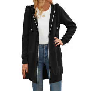 Sweats à capuche légers pour femmes avec broderie d'étiquette d'impression de logo personnalisée et Options d'emballage cadeau - Product Image 2