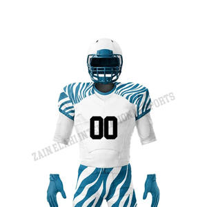 Uniforme de football américain personnalisé le plus populaire, kits d'uniformes de football américain sublimés respirants et à séchage rapide - Product Image 4