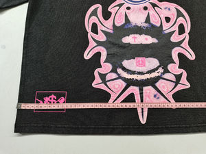 Camiseta Personalizada para Hombre, Corte y Confección a Medida, Hombros Caídos, Cuello Redondo, Algodón Grueso, Oversize, con Apliques Bordados, Estilo Cuadrado, 100% Algodón - Product Image 5