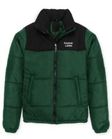 Veste en duvet pour homme personnalisable, tendance et chaude, vente en gros d'usine, logo imprimé personnalisable, veste en duvet pour homme