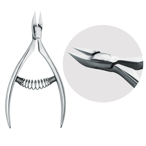 Pince à cuticules professionnelle pour ongles incarnés, haute qualité, acier inoxydable 4CR13 avec lame incurvée - Product Image 6