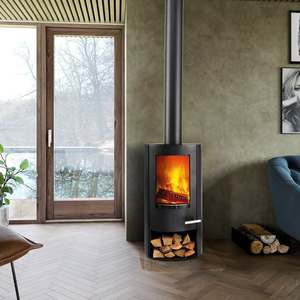 Estufa de calentador de pellets de madera para exteriores sin humo portátil para uso doméstico, calentadores de pellets sin humo para Patio - Product Image 2