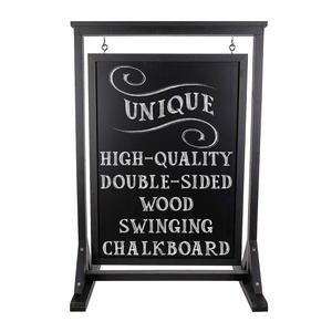 <span class=keywords><strong>Tableau</strong></span> noir pour l'extérieur <span class=keywords><strong>Tableau</strong></span> à menus pliable Panneau en bois à cadre en A Panneaux double face pour trottoirs <span class=keywords><strong>Tableau</strong></span> magnétique - Product Image 1