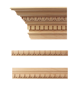 Moldura Decorativa de Madera Maciza Resistente para el Borde Inferior de Gabinetes de Cocina, Acabado para Muebles - Product Image 1