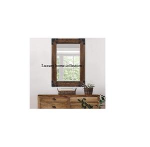 กรอบกระจกไม้วินเทจแกะสลักอย่างสวยงามสร้างขึ้นด้วยวัสดุตกแต่งระดับพรีเมียมเหมาะสำหรับการตกแต่งภายในห้องแบบชนเผ่า - Product Image 1